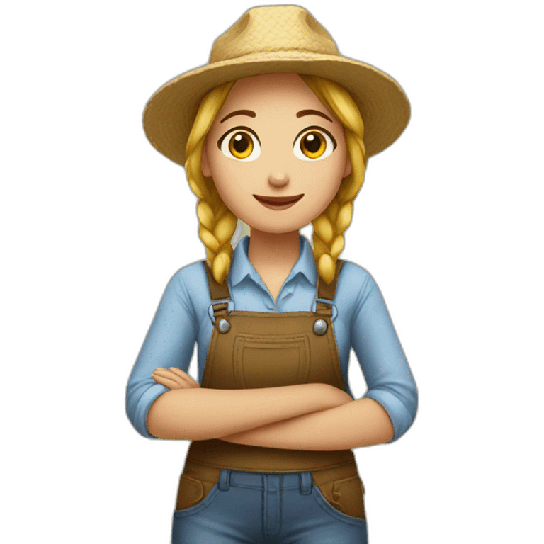 farmer girl  emoji