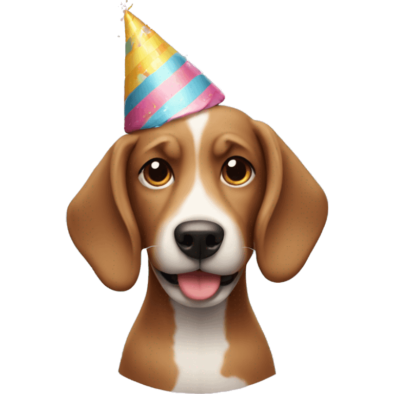 Birthday dog  emoji