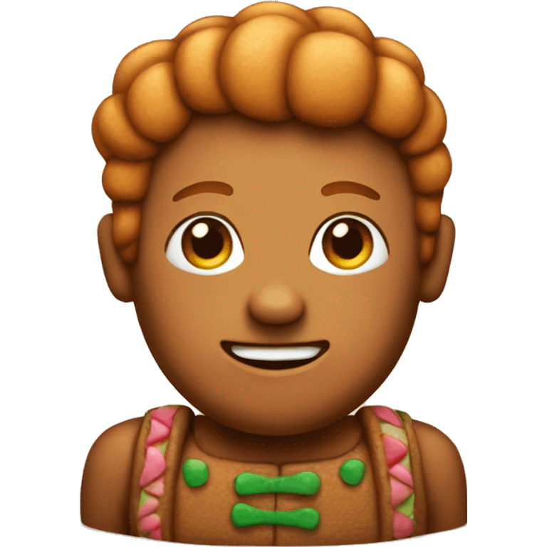 Ginger bread man emoji