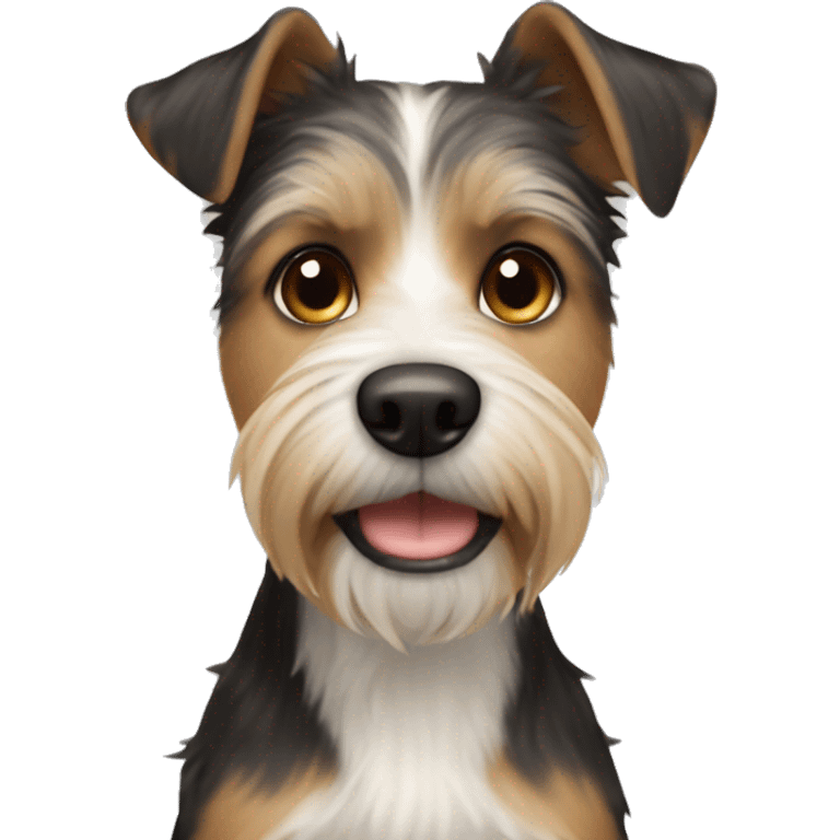 Terrier Mix dog￼ emoji