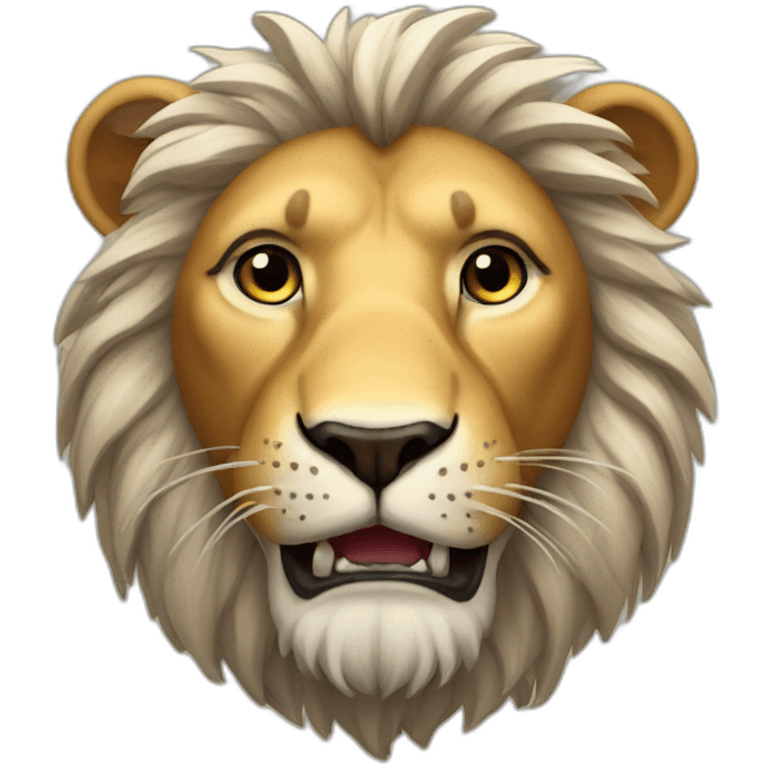 lion qui rugie emoji