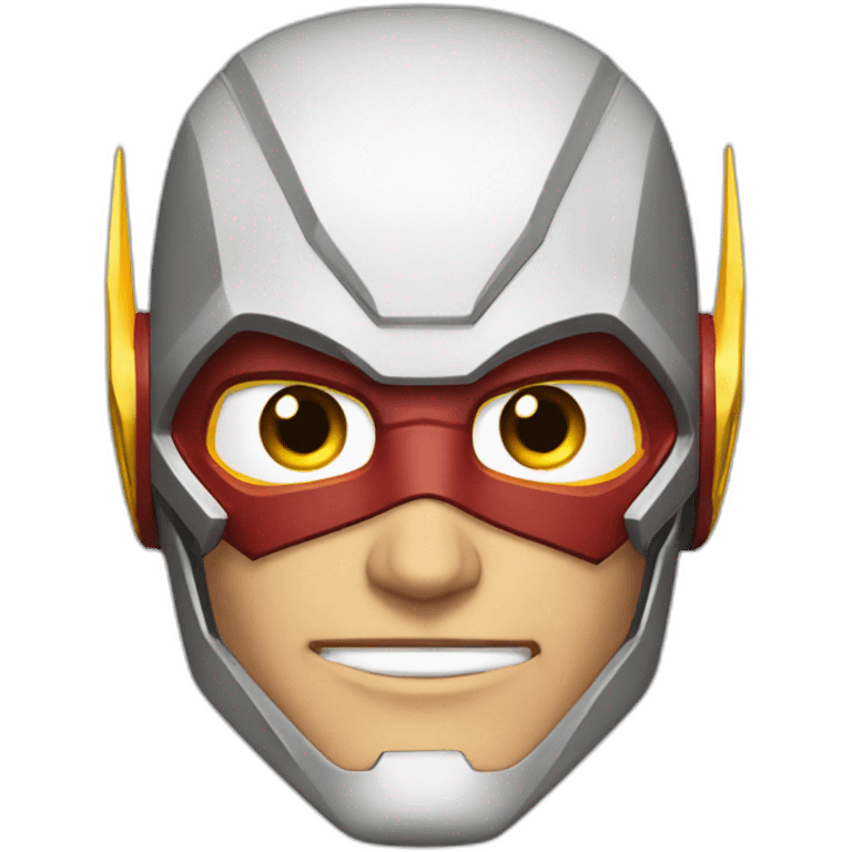 The flash’s face emoji