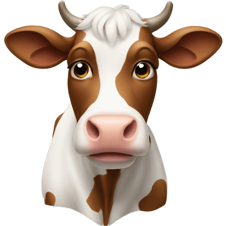 Cow without horns emoji