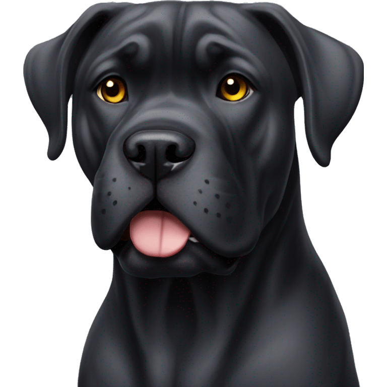 Black Cane Corso  emoji