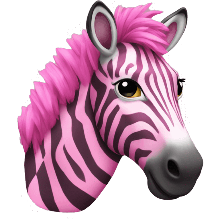 pink zebra emoji