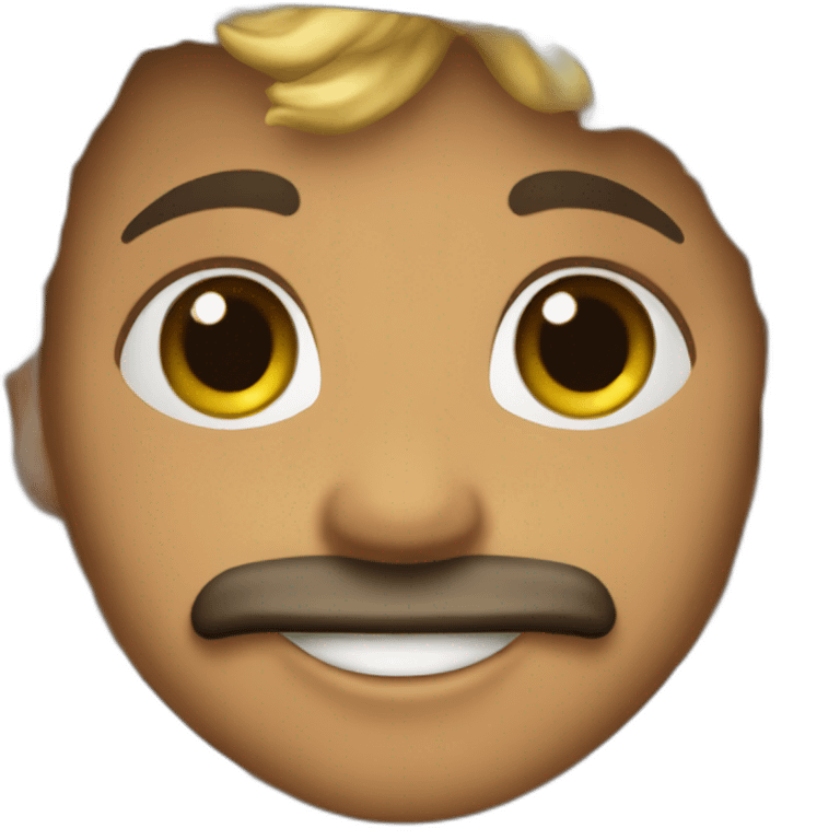 Bebê feliz de pirata emoji