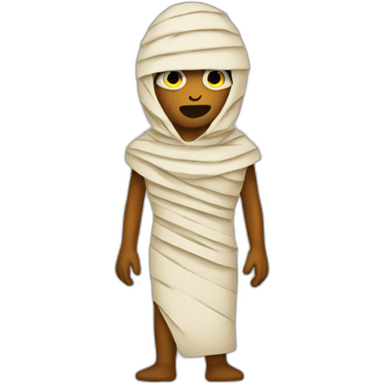 mummy costume emoji