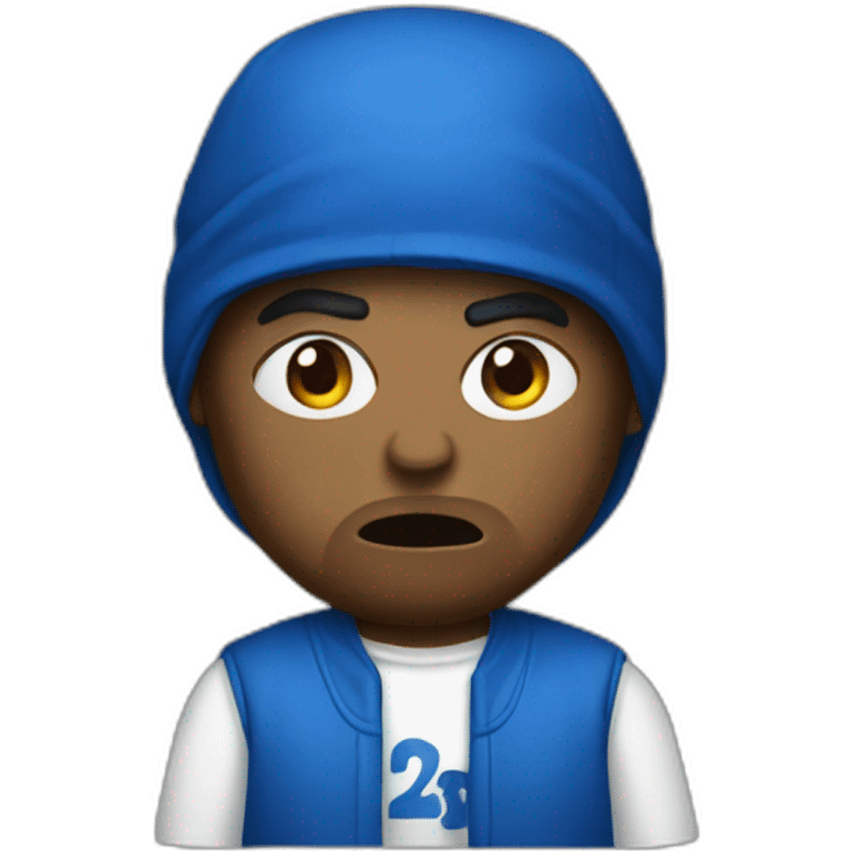 Crip angry emoji