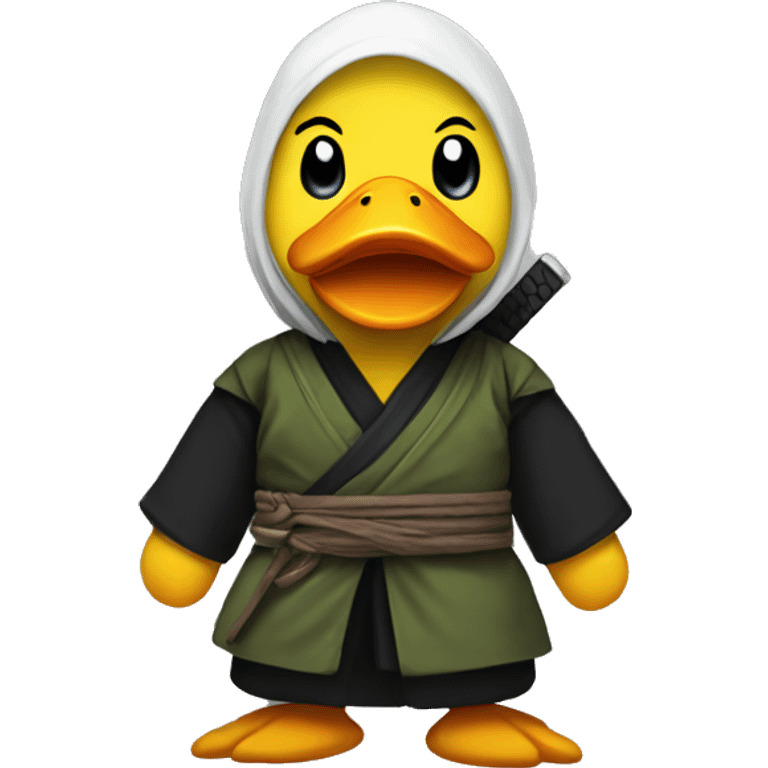 a ninja duck emoji