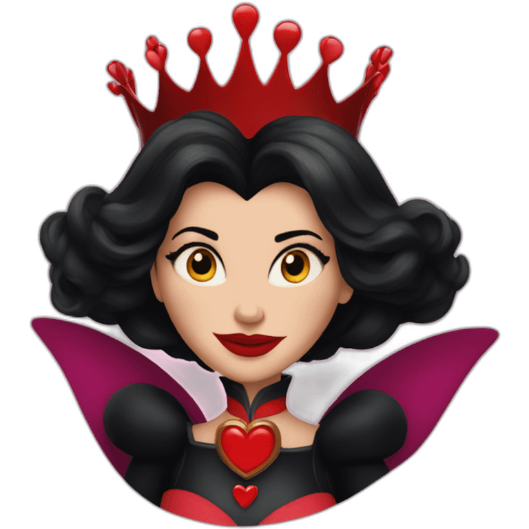 Evil Queen Of Hearts in Disney emoji