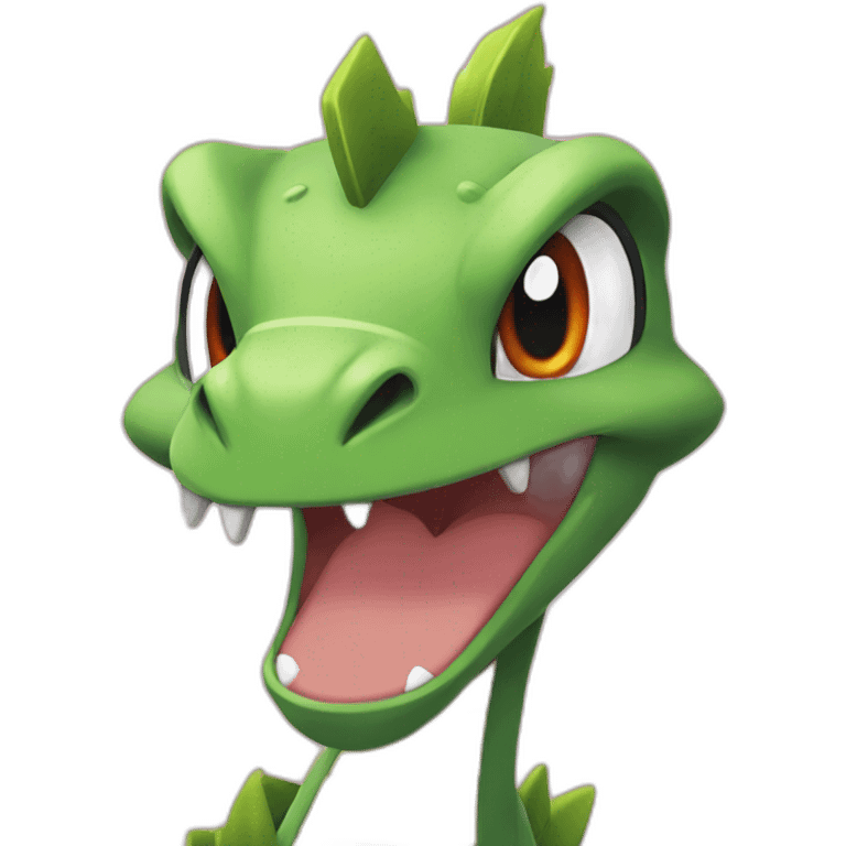 Pokemon sceptile smirking emoji