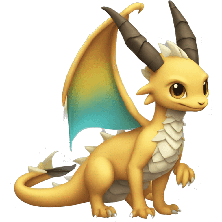 Drakeon Fakémon Dragon Eeveelution full body emoji