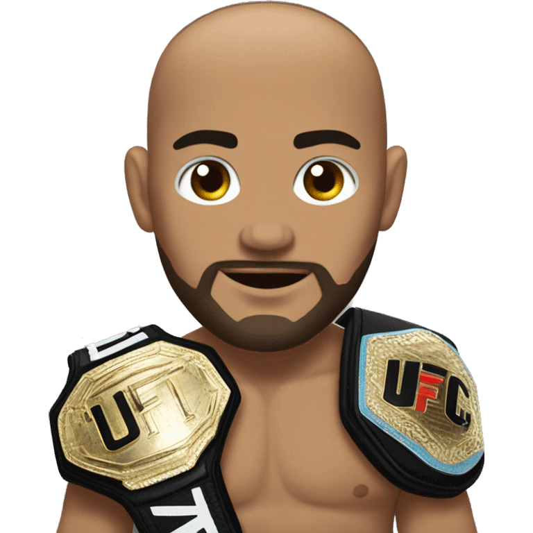 Ilia Topuria with UFC belt emoji