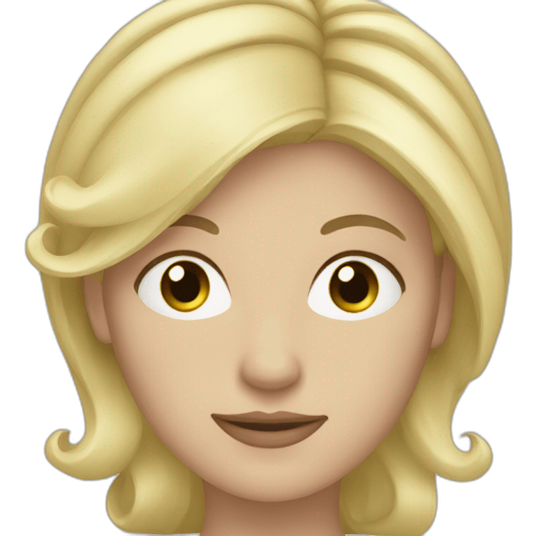 blonde hair lady emoji