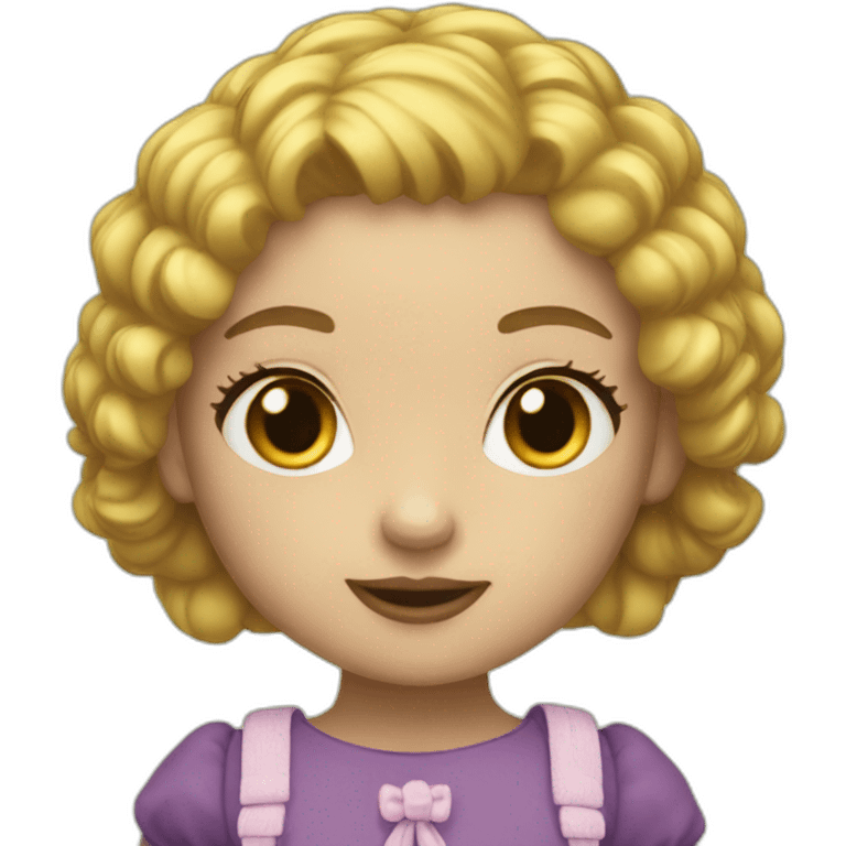 Poupée Anabelle emoji