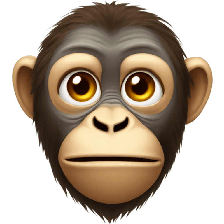 Monkey holding a pill emoji