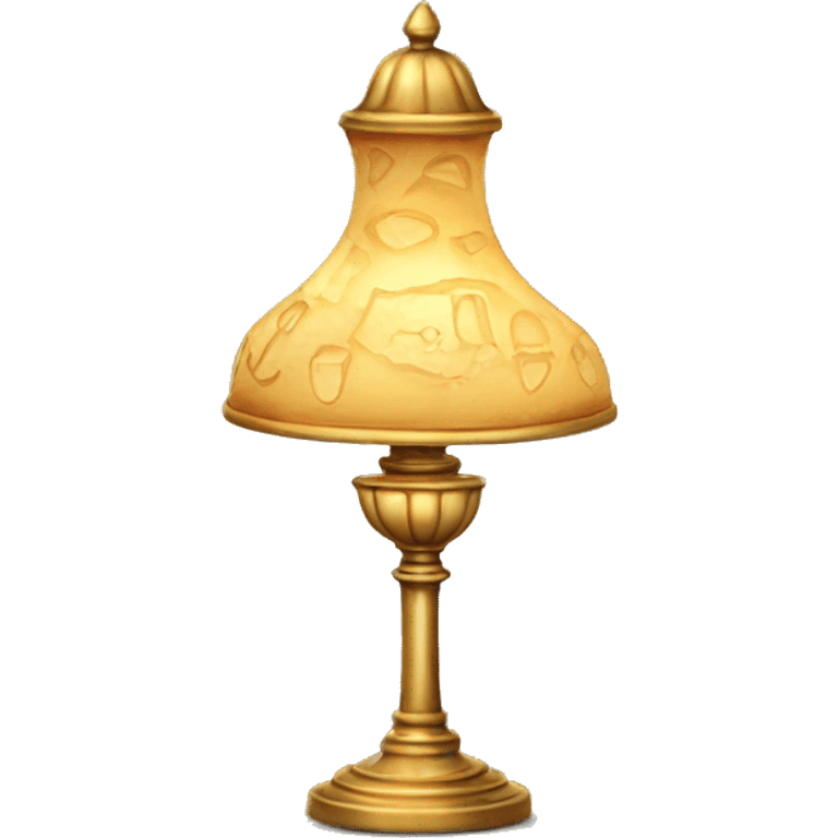 Hanuka lamp with donates  emoji