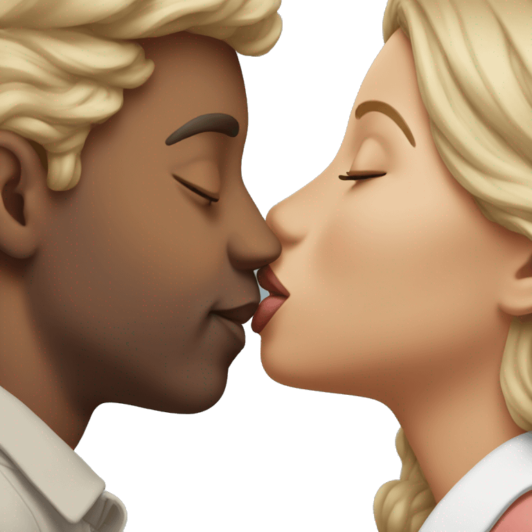 3 people kissing emoji