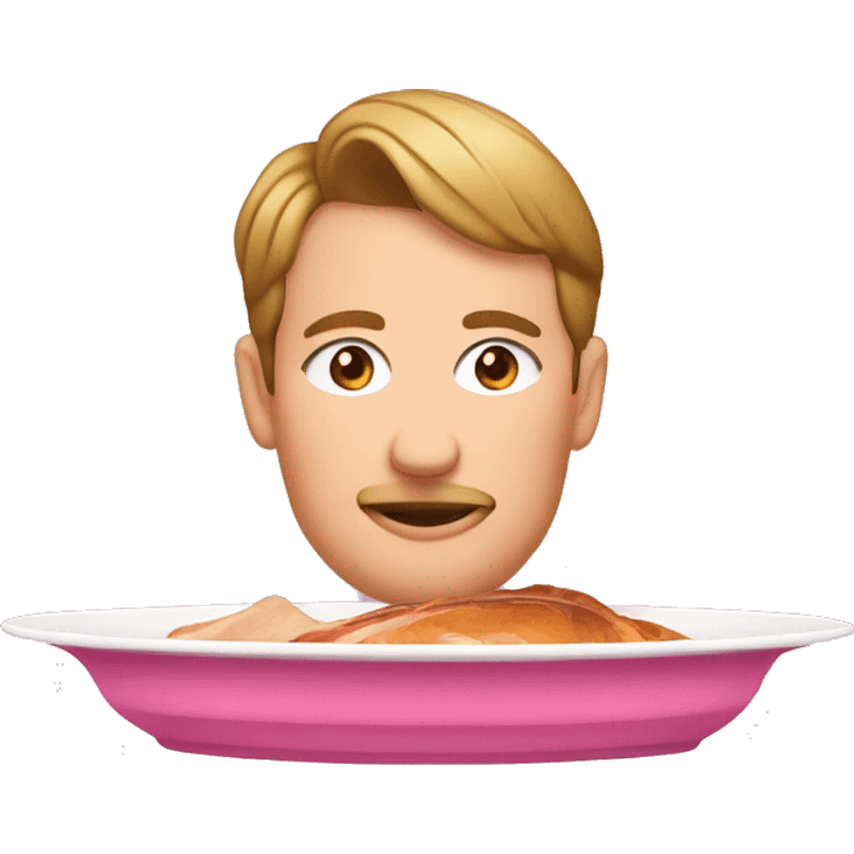 carvery on pink plate emoji