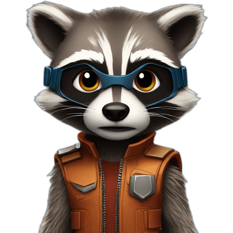 Guardians of the galaxy racoon emoji