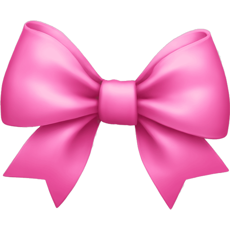 Cute pink bow emoji