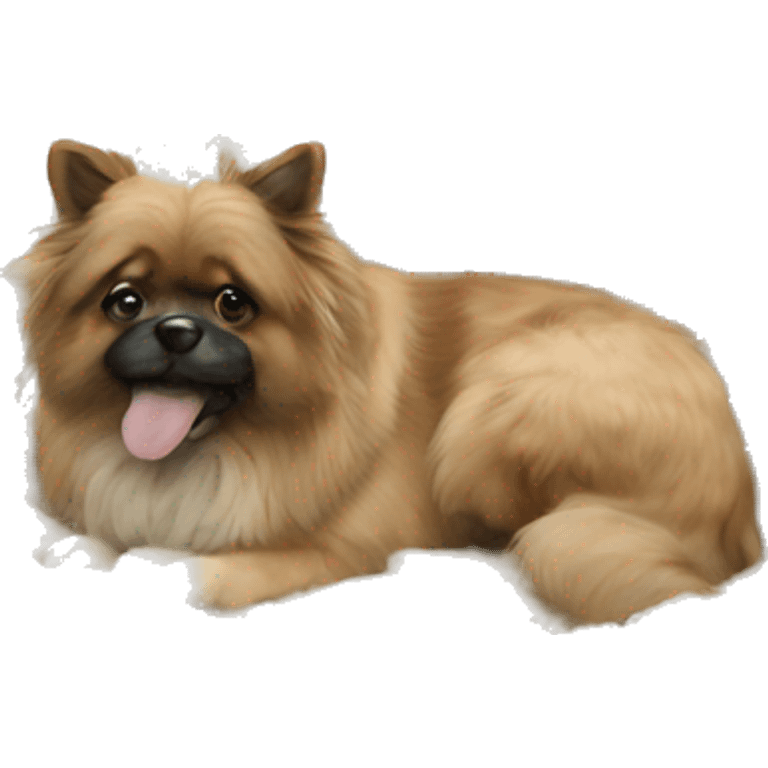 Pet bed fluffy realistic emoji