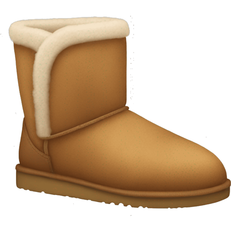 light brown ugg slippers emoji