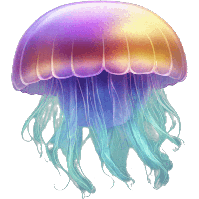 Iridescent jellyfish  emoji