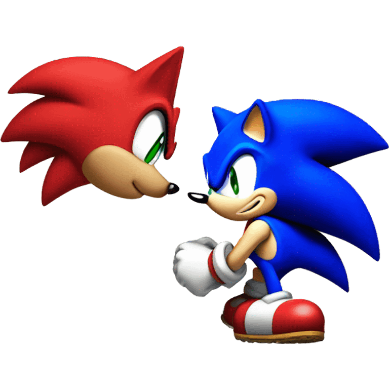 sonic vs mario emoji