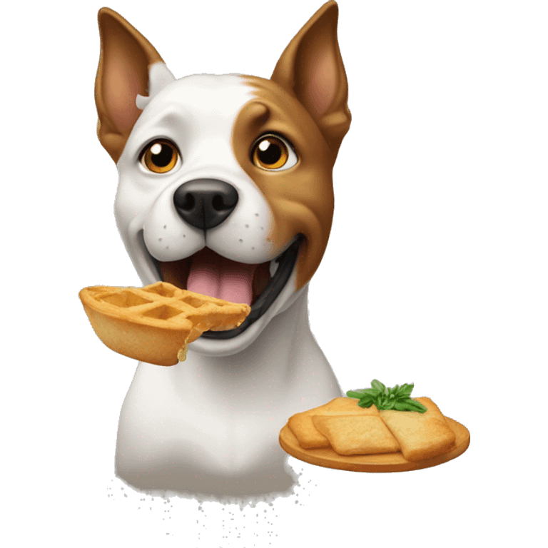 dog eating poteto emoji