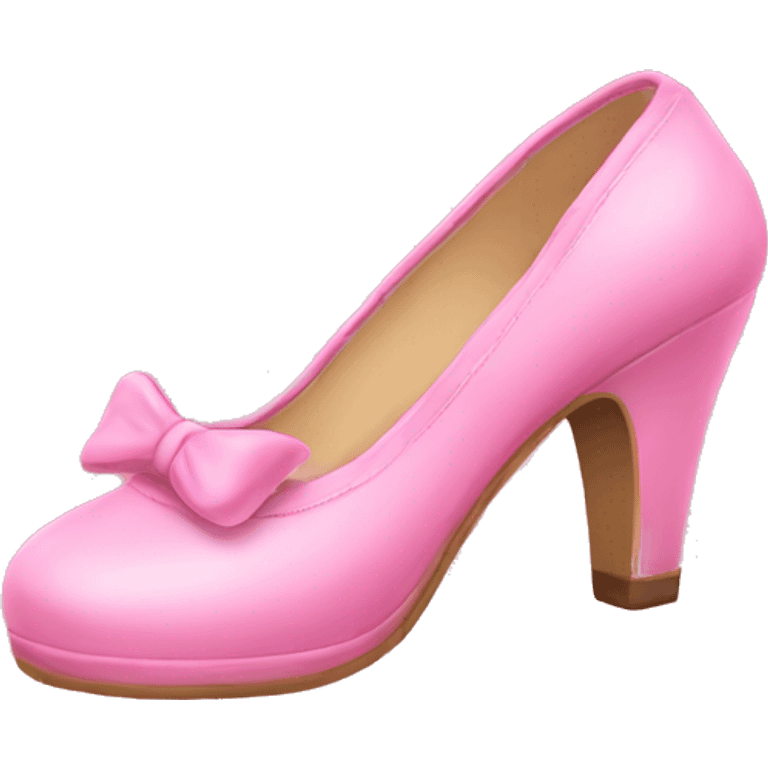 cute pink shoes emoji