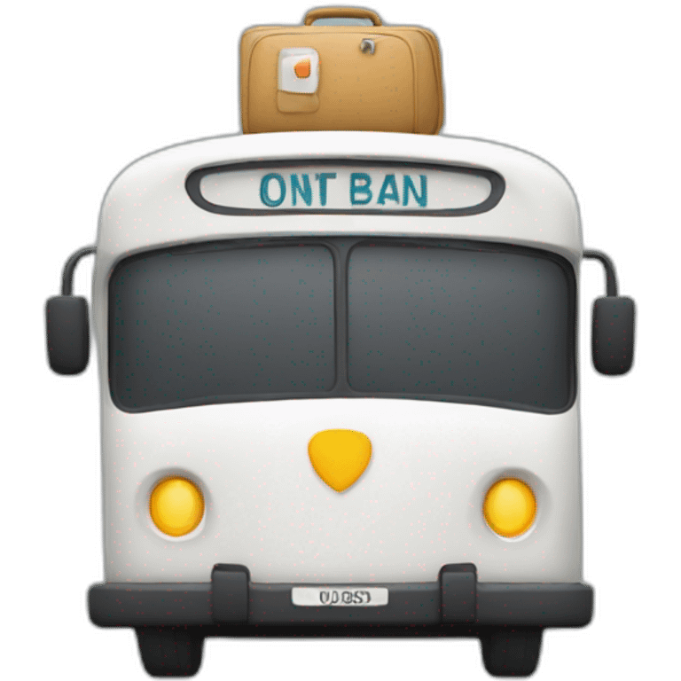 Travel un bus emoji