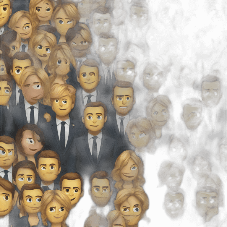 Macron dans Brigitte emoji