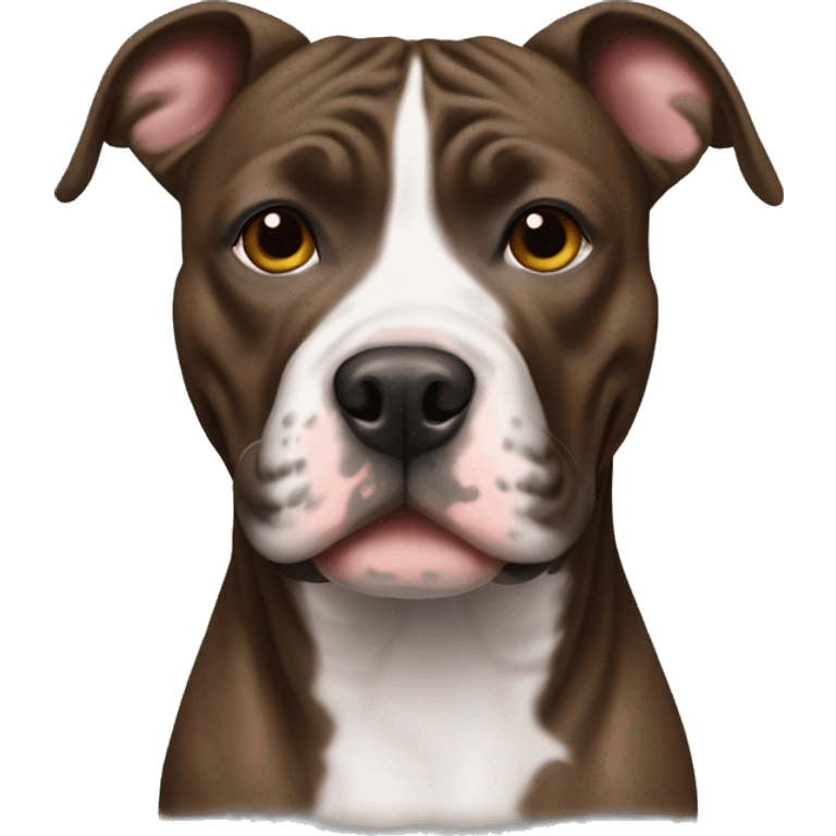 Brindle pitbull emoji