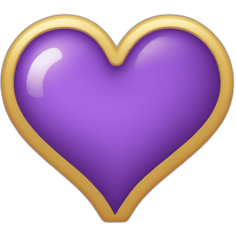 violet heart emoji