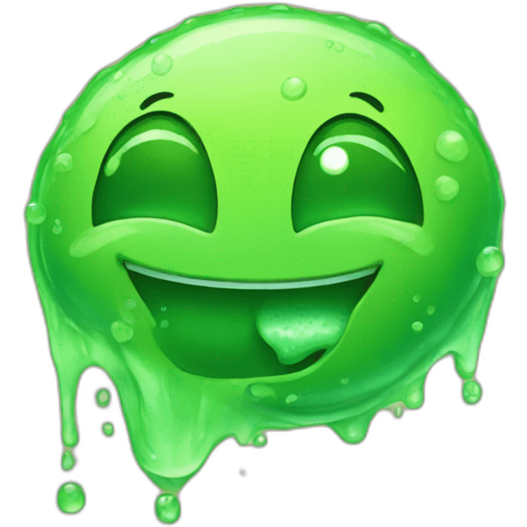 Slime happy emoji