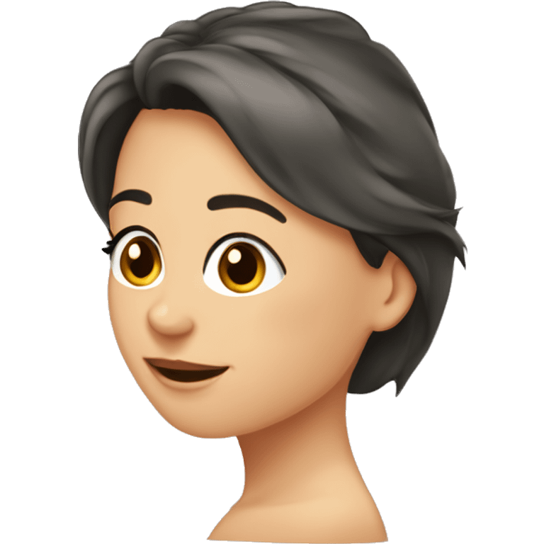 corte de cabello mujer con estrella emoji