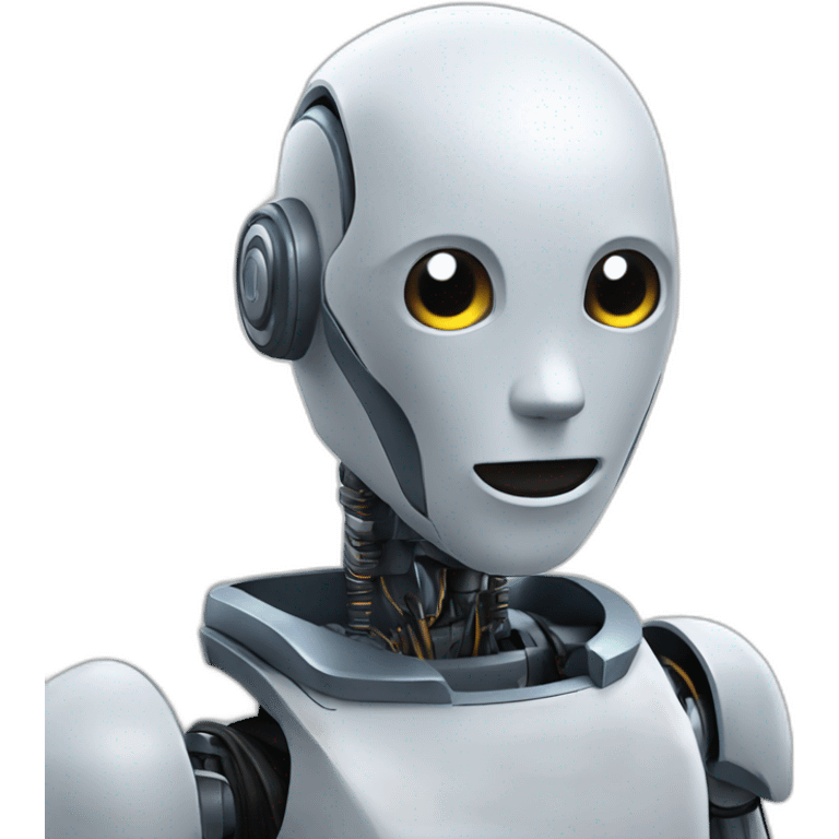 Robot speak with human emoji