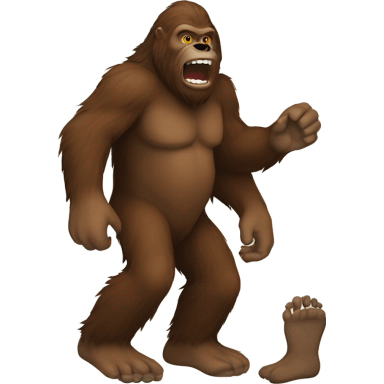 Bigfoot emoji