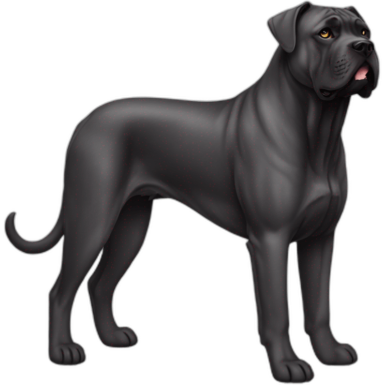 Dog Cane Corso full body emoji