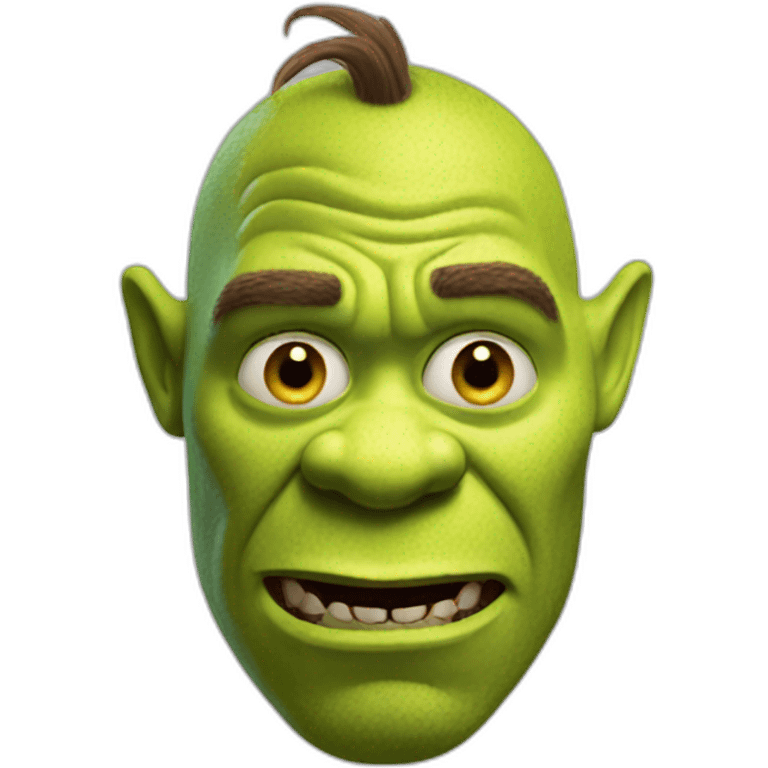 Possessed Shrek emoji