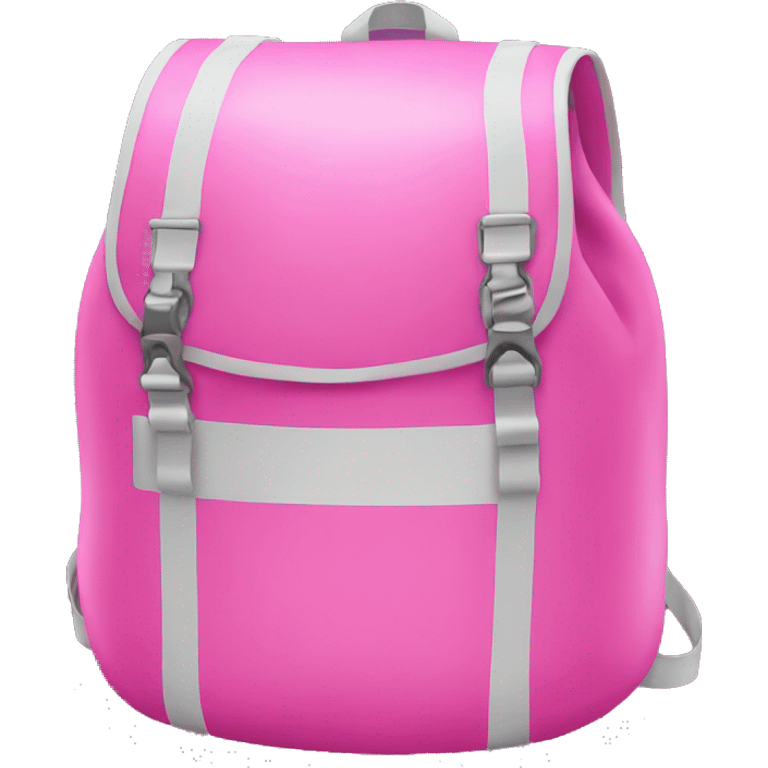 Pink water backpack  emoji