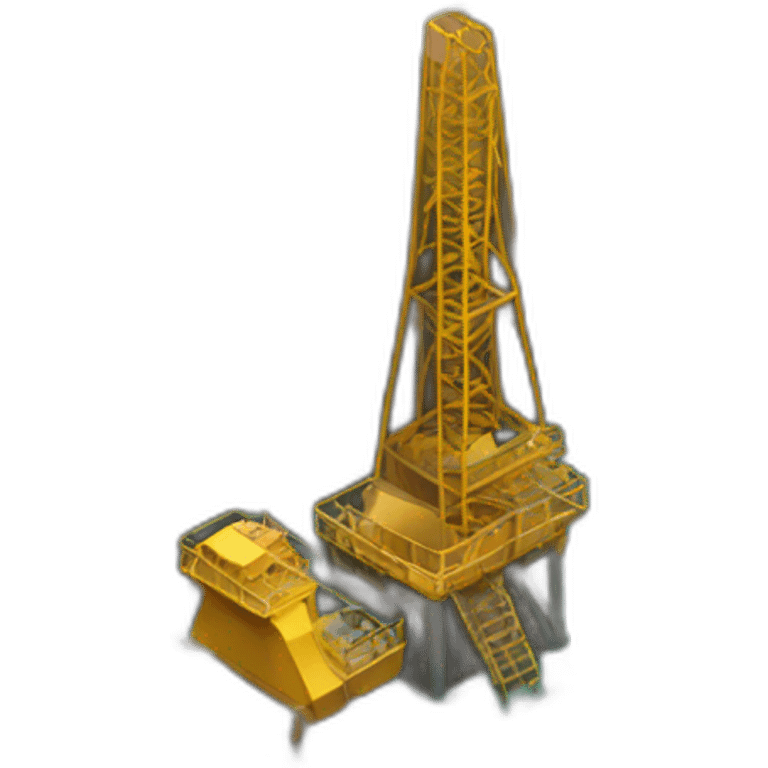 mining gold shaft river emoji