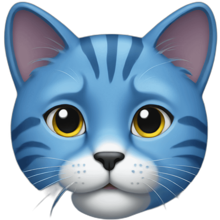 blue cat emoji