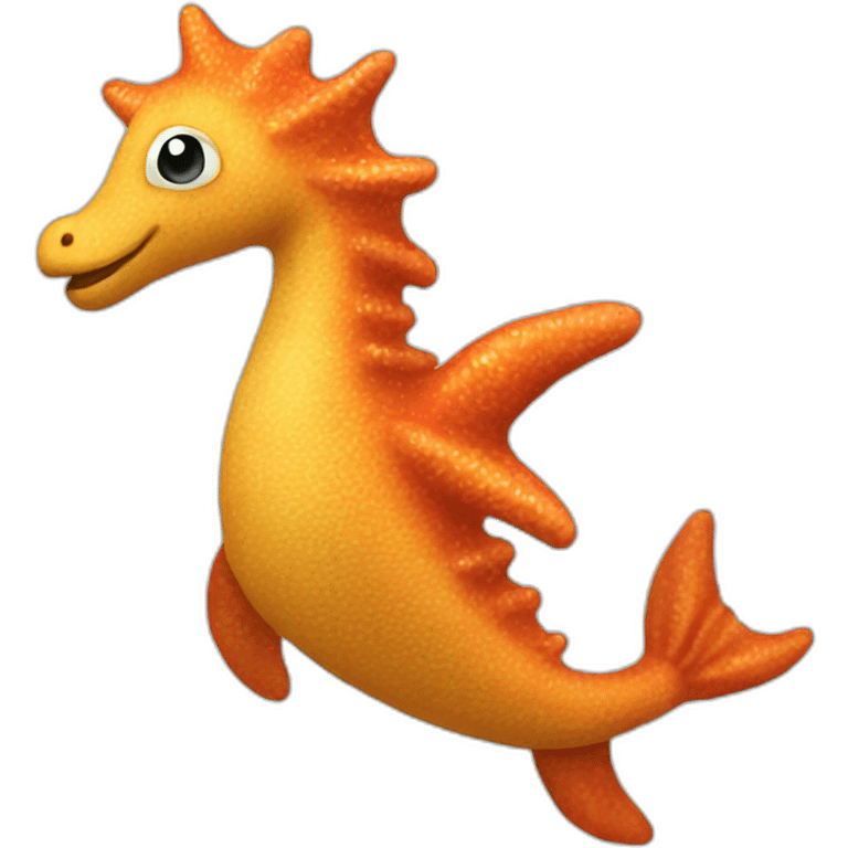 Starfish riding seahorse  emoji