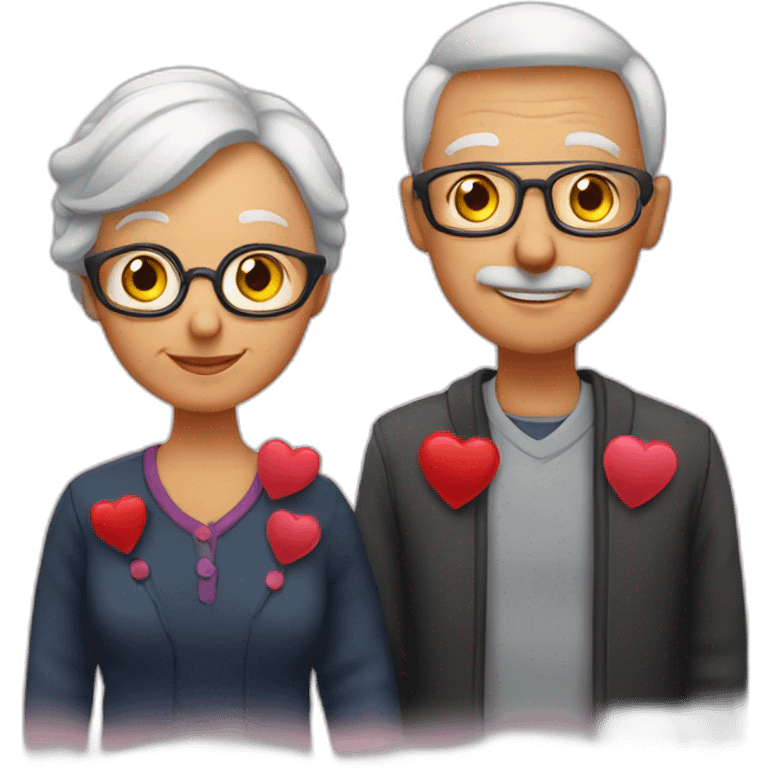 Grandparents in Day St Valentines  emoji