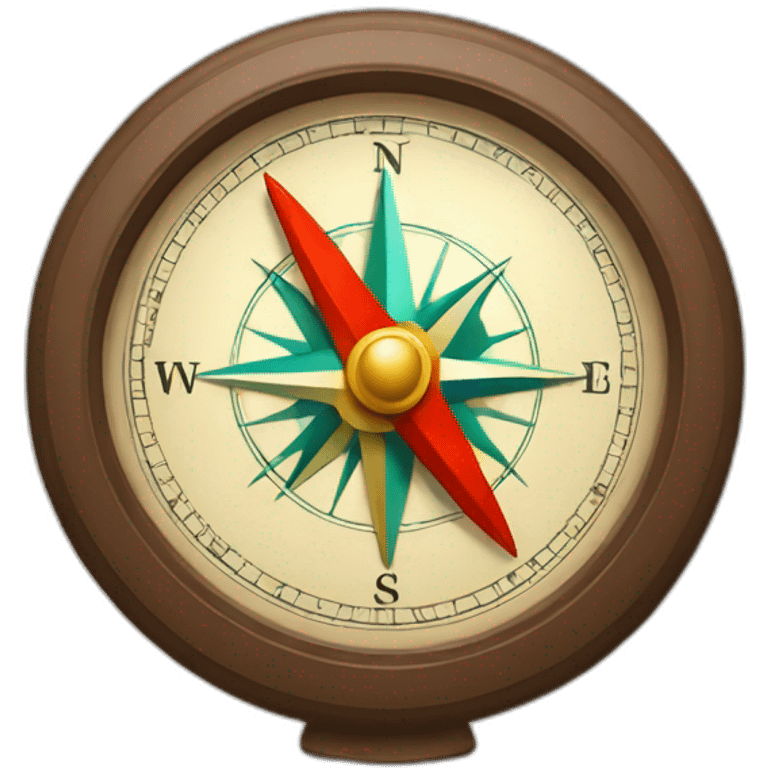 3d compass emoji