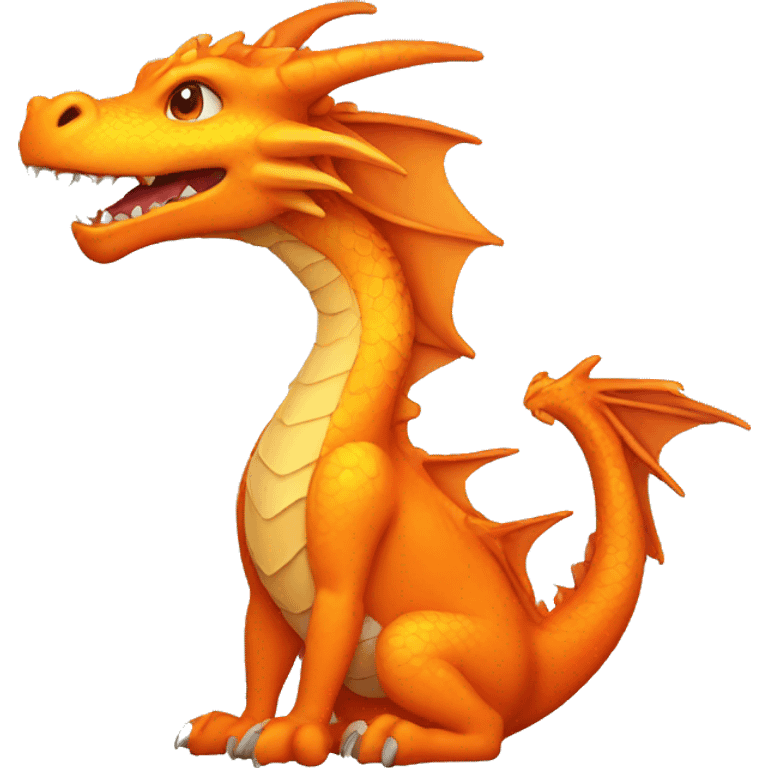 orange dragon emoji