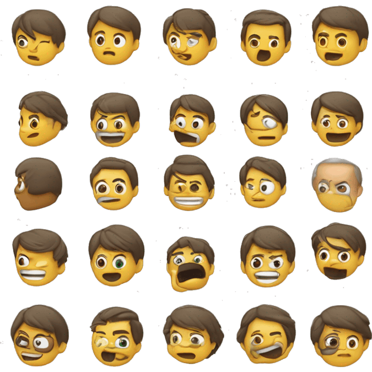 emoji mostrando a língua com o dedão, o dedo indicador, e o mindinho levantados tampando o rosto emoji