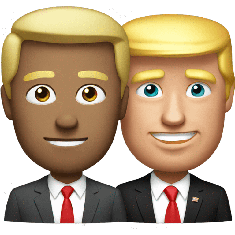 Elon and trump emoji